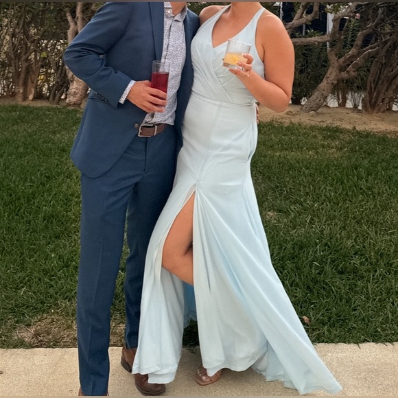 Sky Blue Dress - Picture 3 of 12